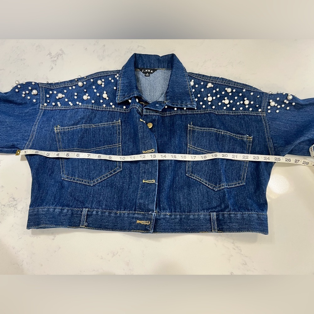J. NNA Denim Jacket with Studs - Picture 7 of 16